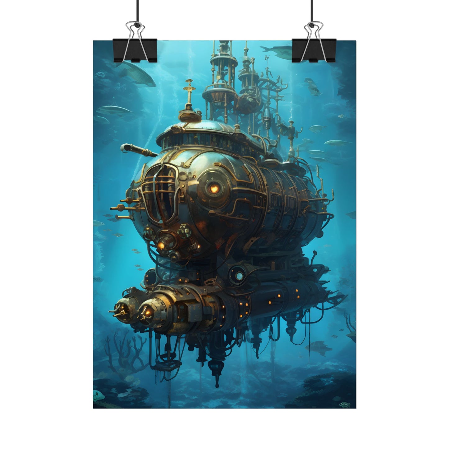 Steampunk Oceanic Adventure: Embarking on a Thrilling Voyage - Poster