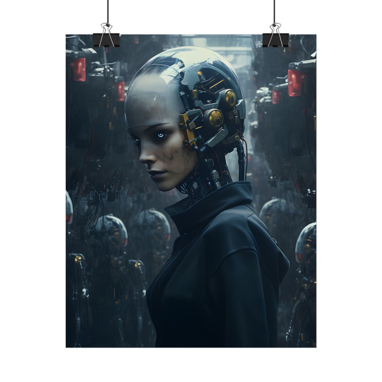 A group of charismatic thieves pull off a daring robotic art heist - Action - Poster