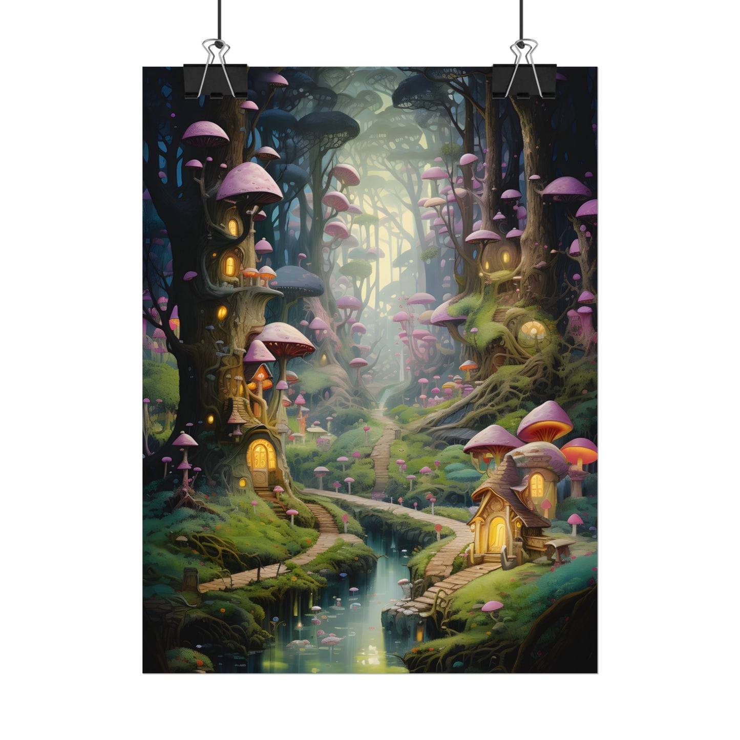 Enchanted Forest Adventure: Vibrant Artwork of Six Brothers - Poster