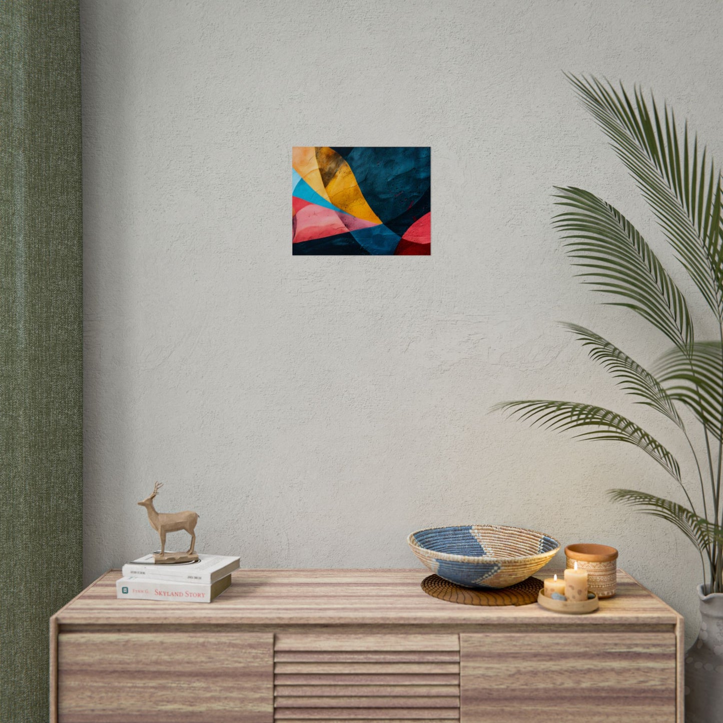 Vibrant Abstract Textured Design: Colorful Artwork - Poster