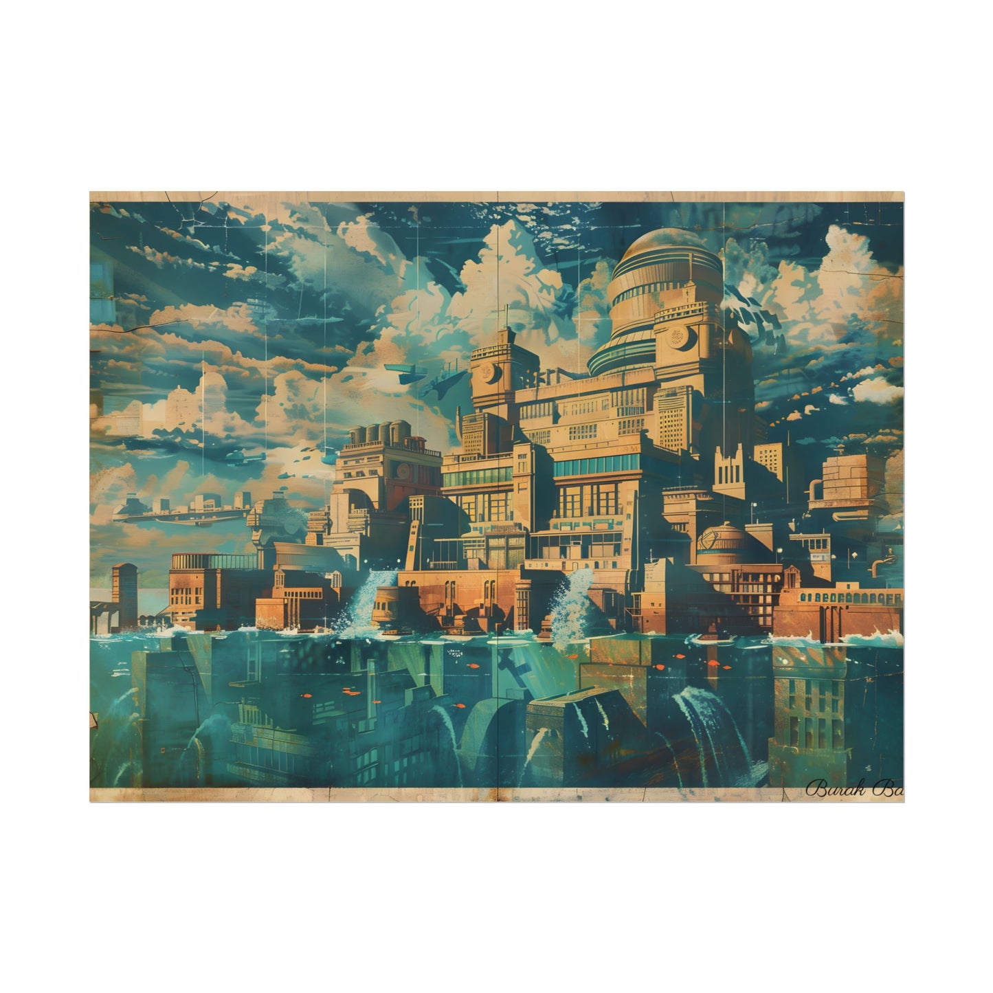 Vintage Travel Poster: Explore The Underwater Destination - Poster