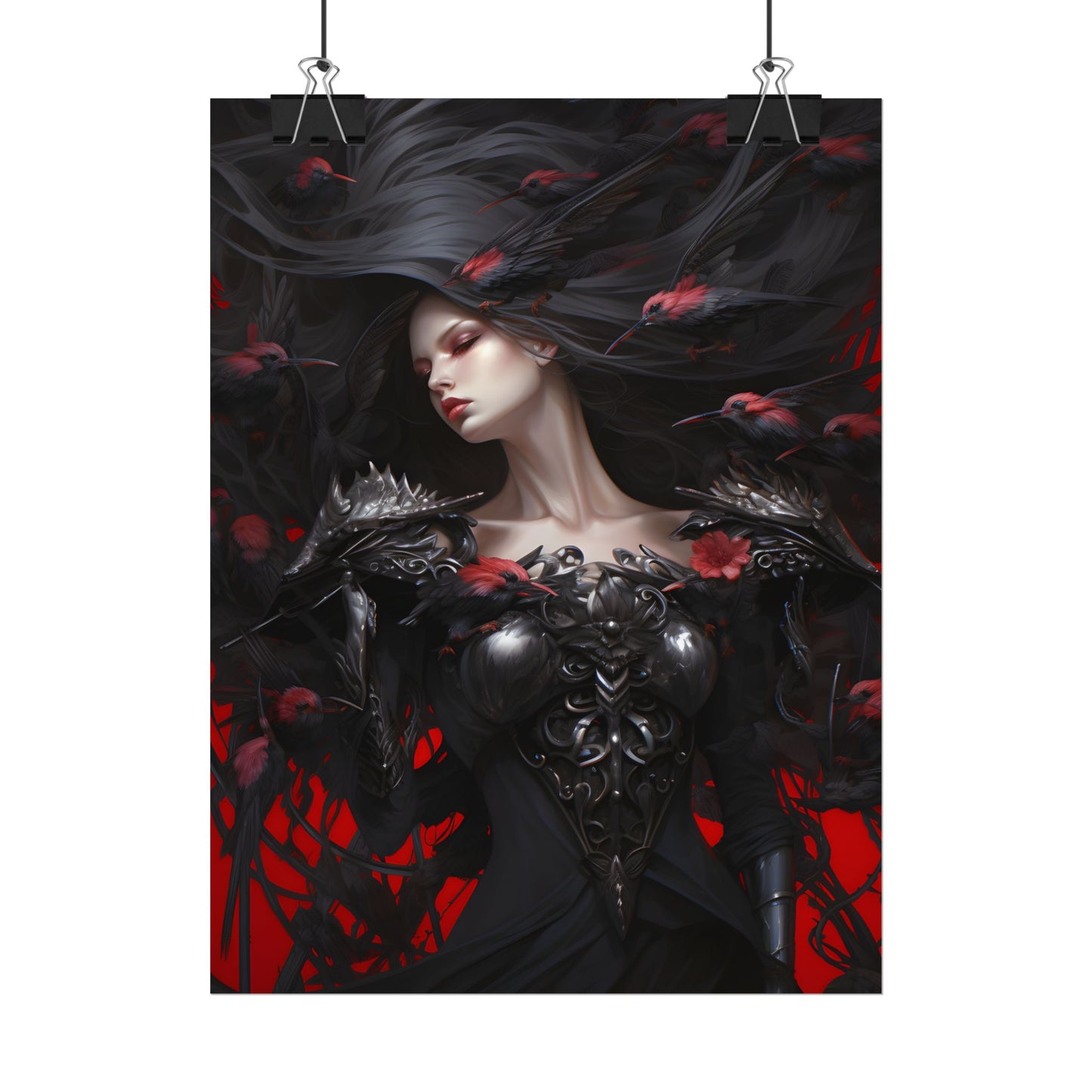 Enigmatic Songbird: Nature's Guardian Art - Poster