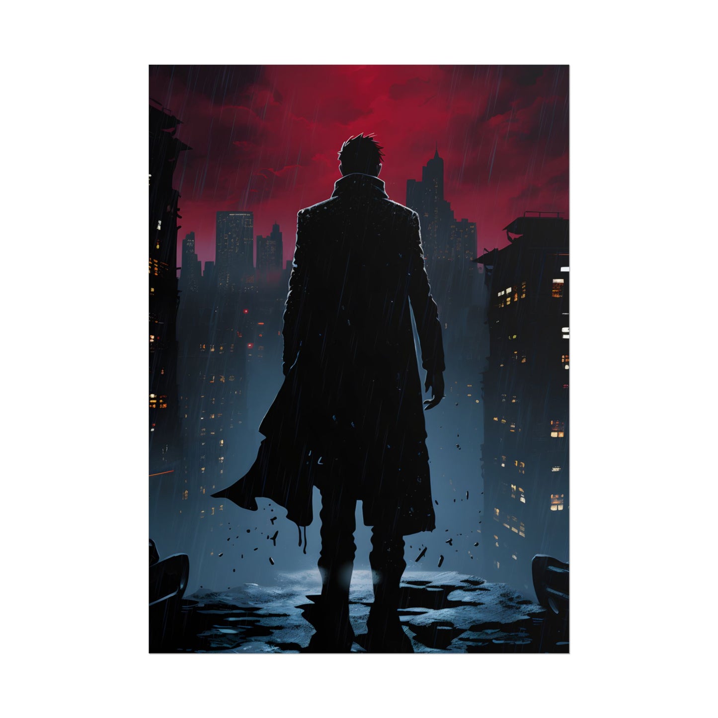 Urban Fantasy Detective: Book Cover Art - Poster