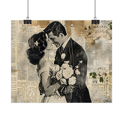 Vintage Romantic Couples: Whispers from the Past - Poster