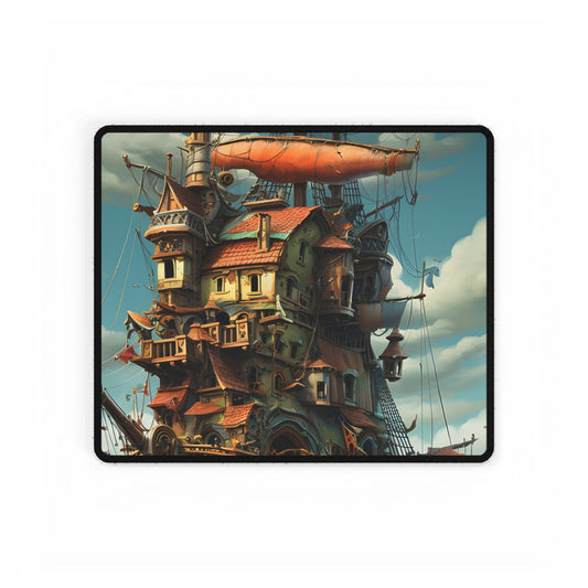 Time-Traveling Swashbucklers: A Crew of Pirates in Adventure - Desk Mat