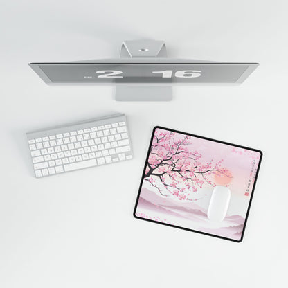 Cherry Blossom Beauty: Japanese Nature Art - Desk Mat