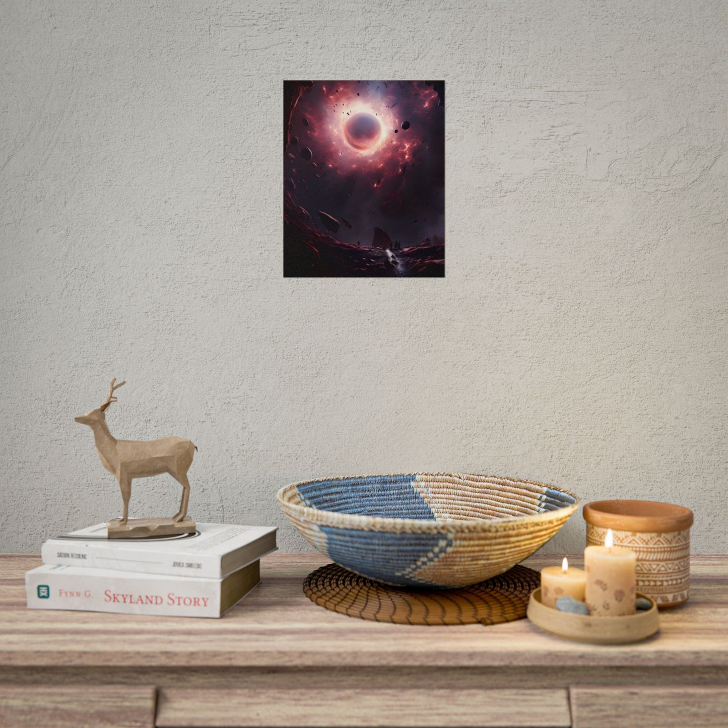 Cosmic Black Hole: Massive Planet in Stellar Orbit - Poster