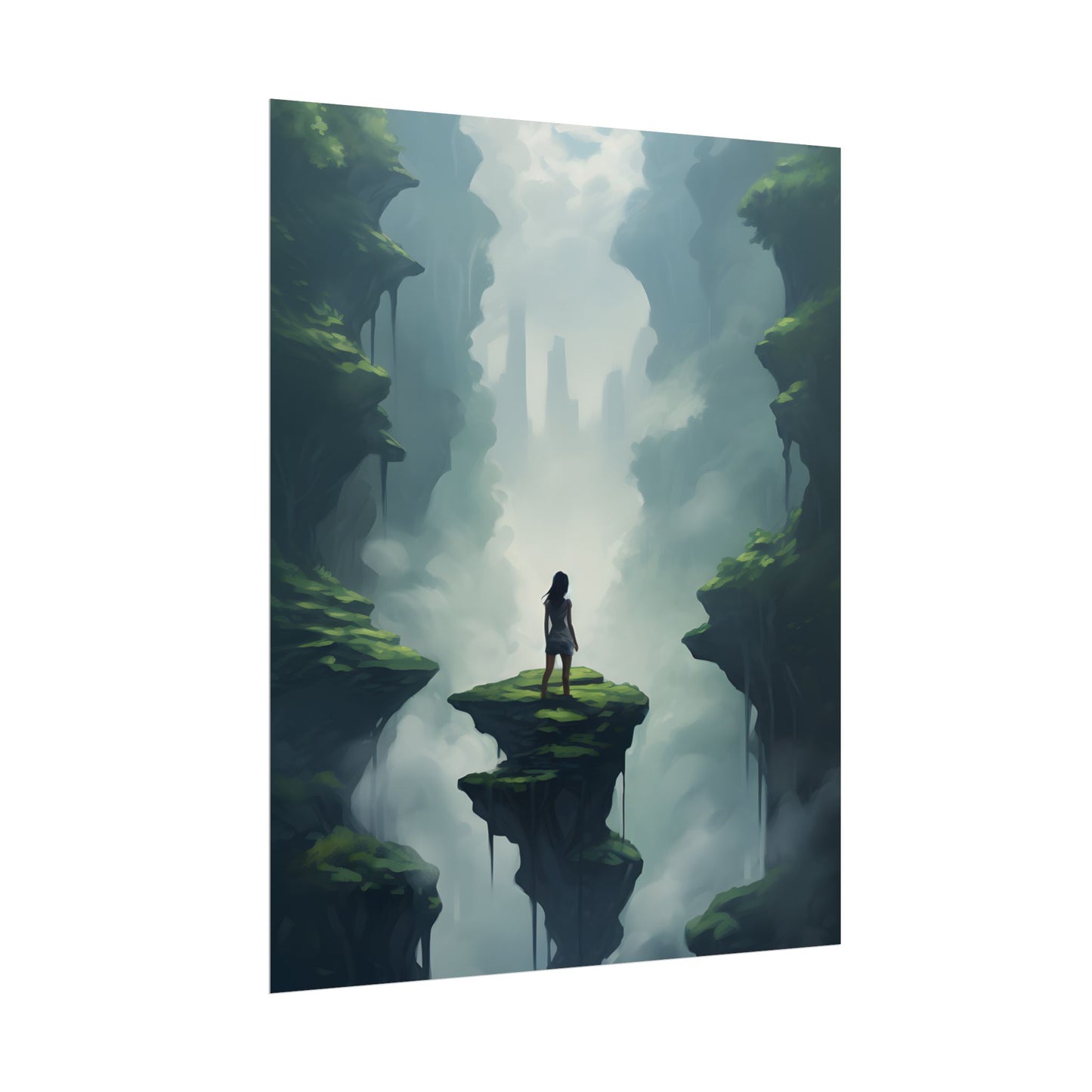 In Conversation: Indoor Portrait Artwork - Poster