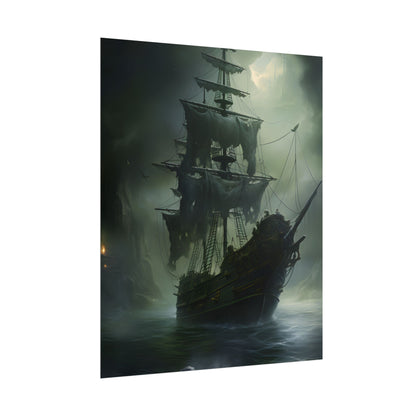 Pirate Ghost Ship: Sailing Through the Ocean - Poster