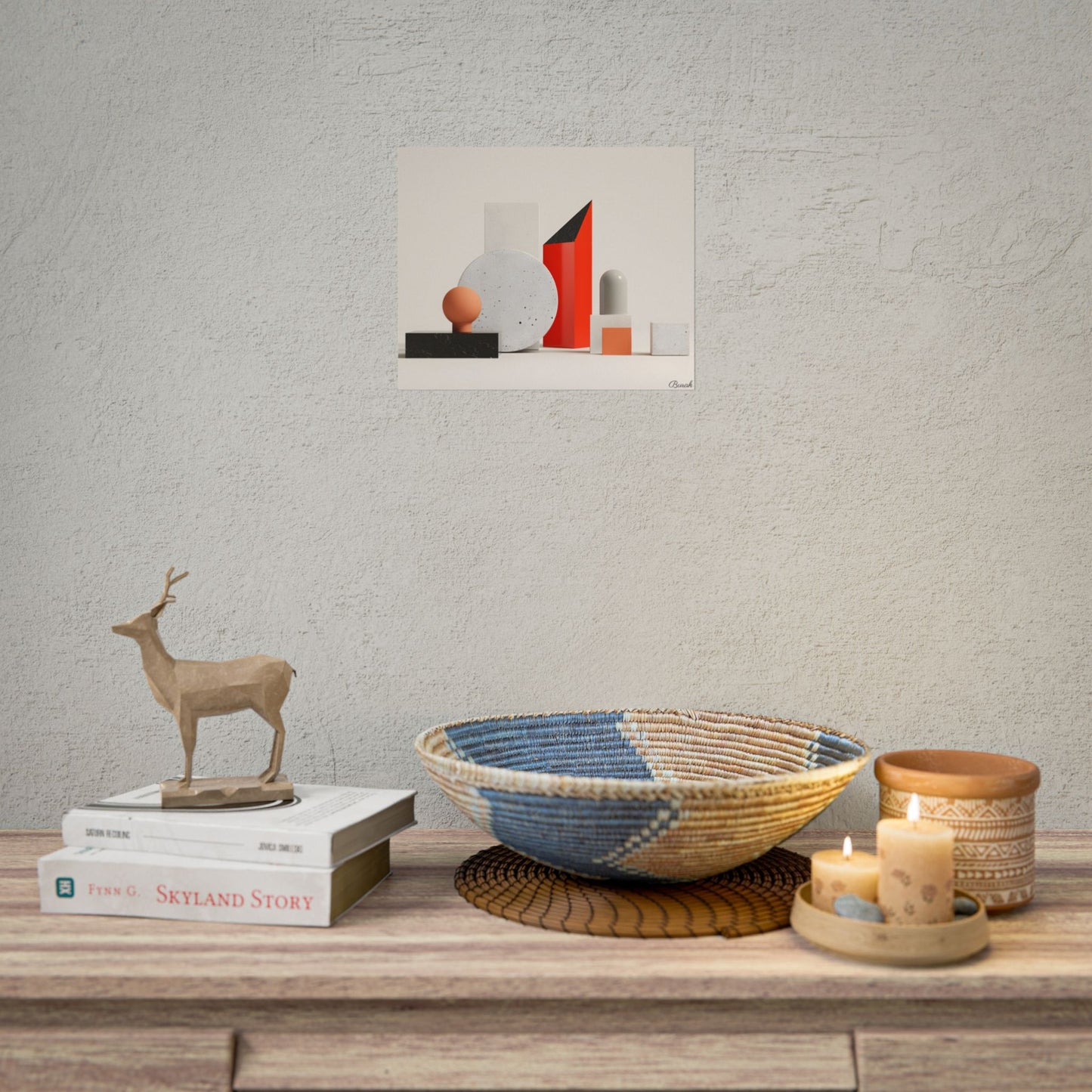 Minimalist Geometric Design: Modern Accessory Artwork - Poster