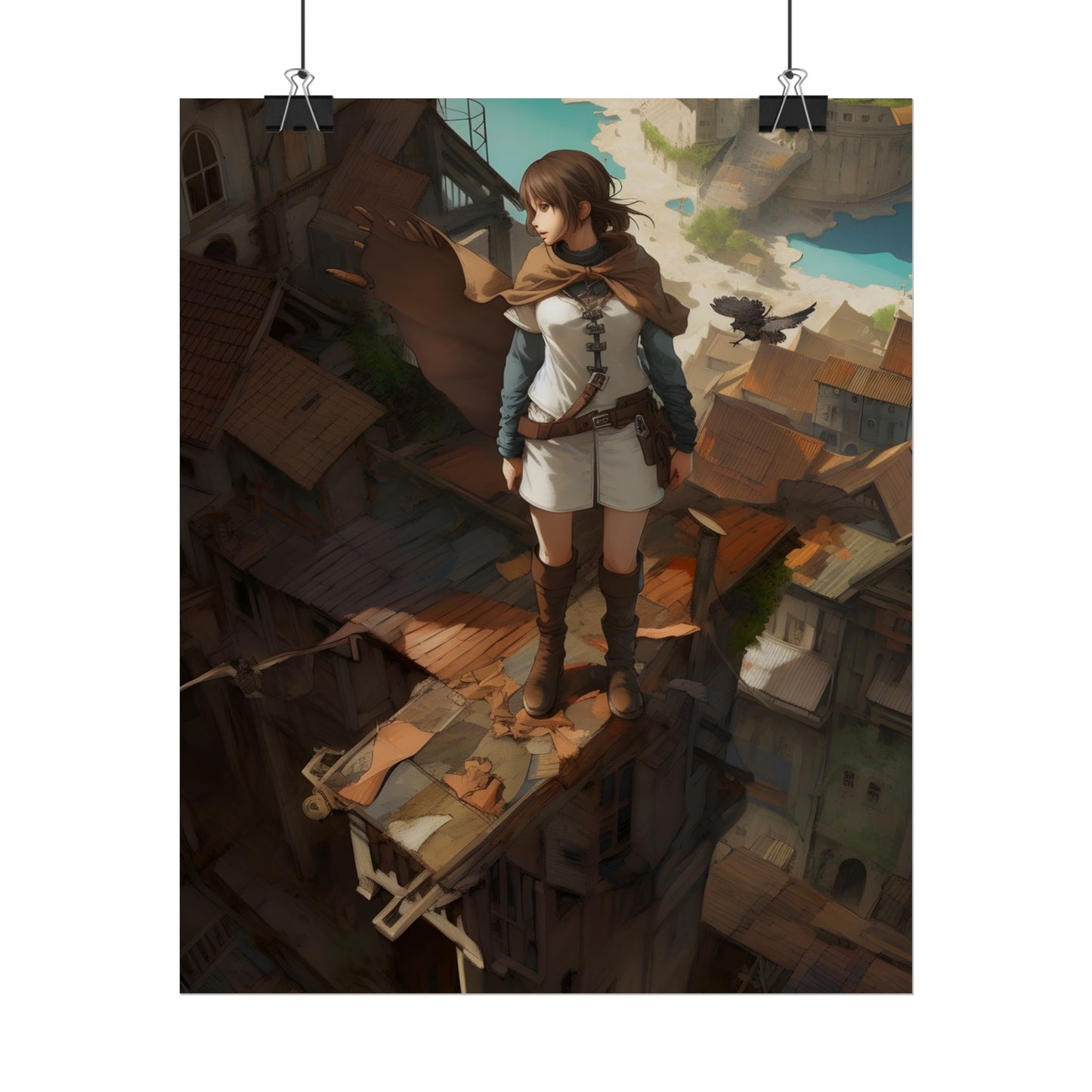 Dramatic Bird's Eye View: Anime in Flight - Poster