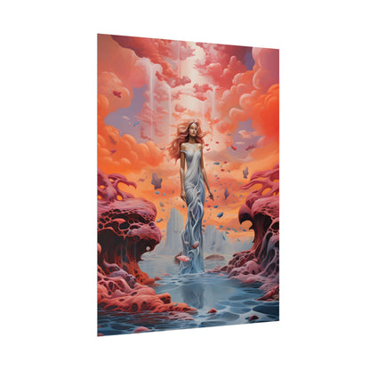 Immersive Dreamscape: A Surreal Journey through Psychedelic Art - Poster