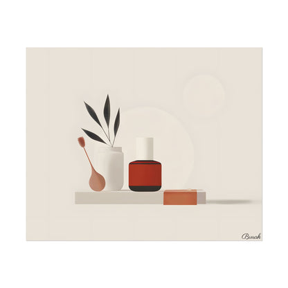 Minimalist Electronic Device: Bold Modern Art Illustration - Poster