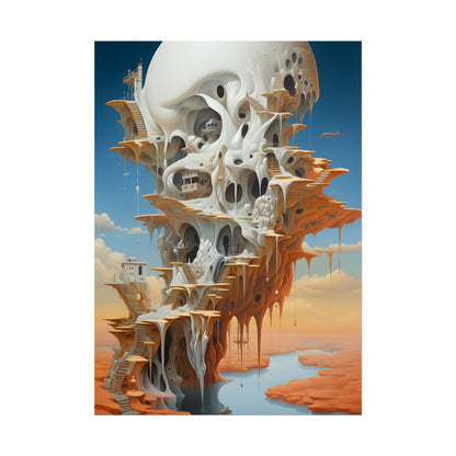 Surreal Dream World: Psychedelic Dreamscape Art - Poster