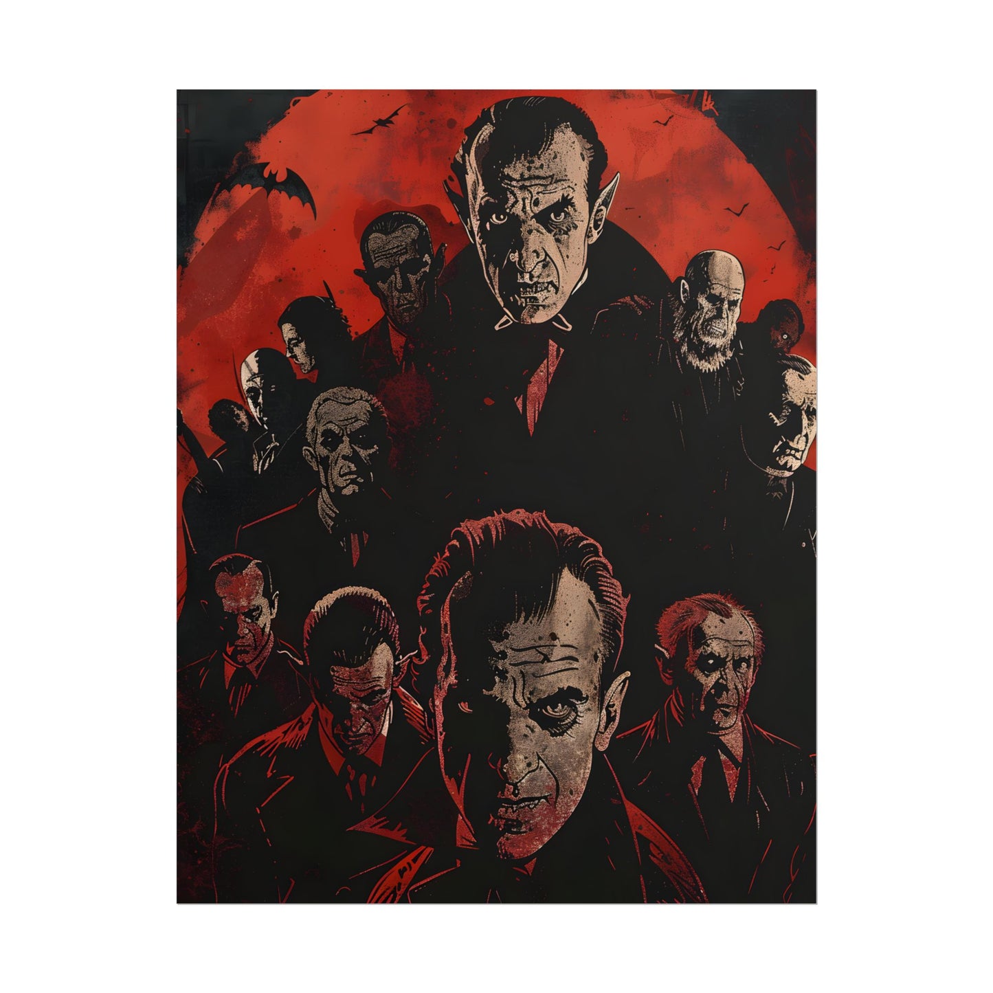 Mischievous Vampires: A Charismatic Leader's Nightly Revelry - Poster