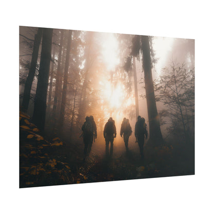 Adventure Through The Mysterious Forest: Group Expedition - Poster
