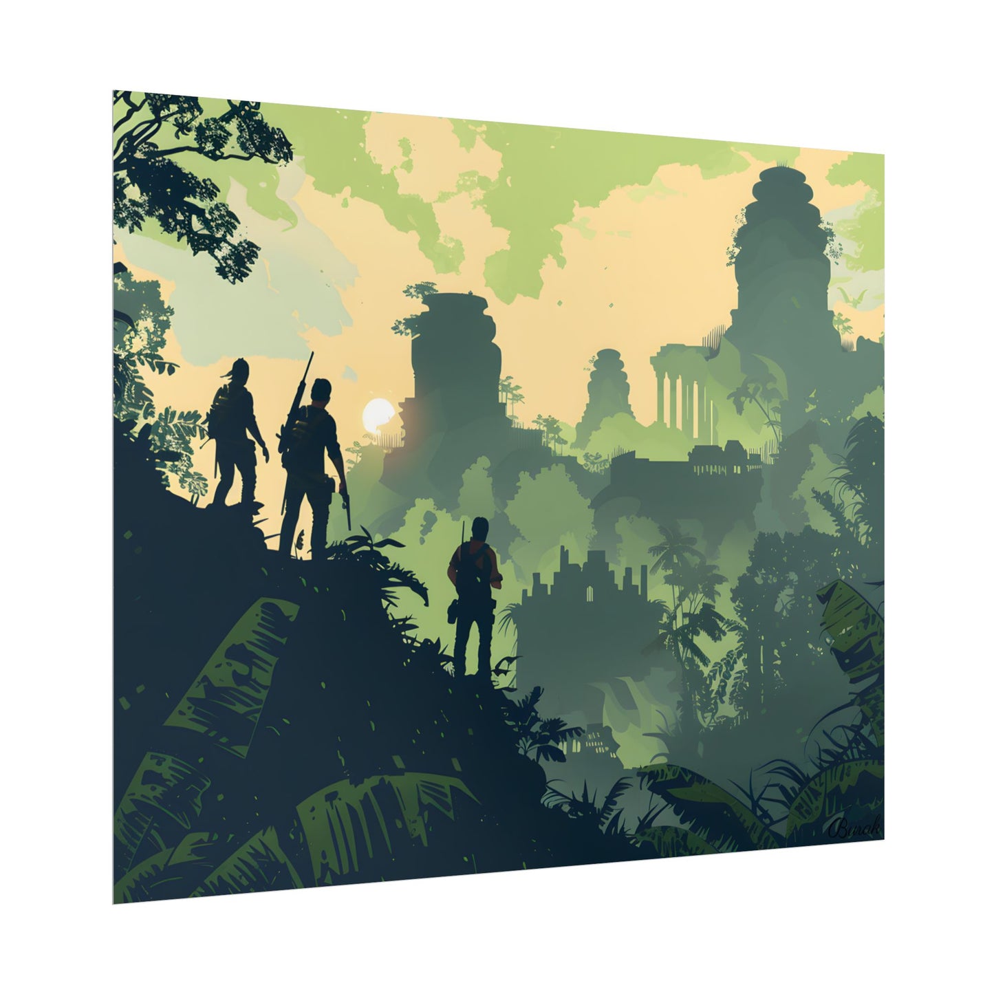 Brave Adventurer: Determined Quest in Pursuit of Discovery - Poster