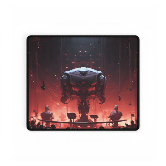 Robot Symphony: Mechanical Music Performance Art - Desk Mat