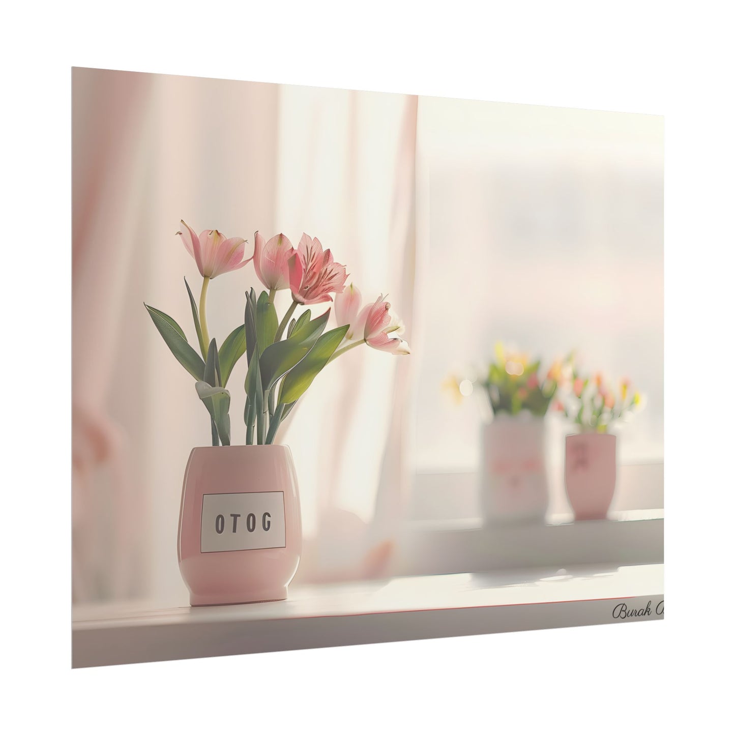 Serene Outdoor Landscape: Soft-Spoken Reminder - Poster