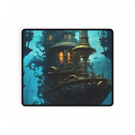 Steampunk Dive: Explore Captain Nemos Nautilu - Desk Mat