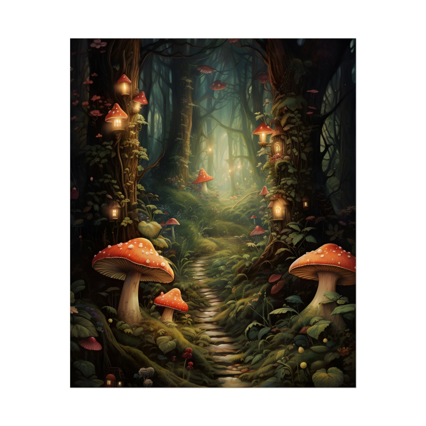 Enchanted Forest: A Whimsical Fairy Tale World of Six Brothers - Poster