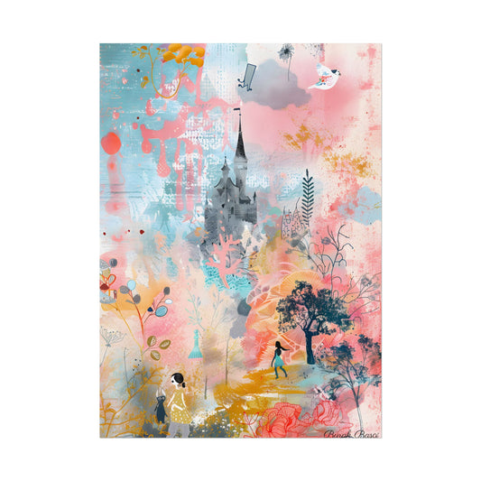 Colorful Pop Art Collage: Celebrating Everyday Life - Poster