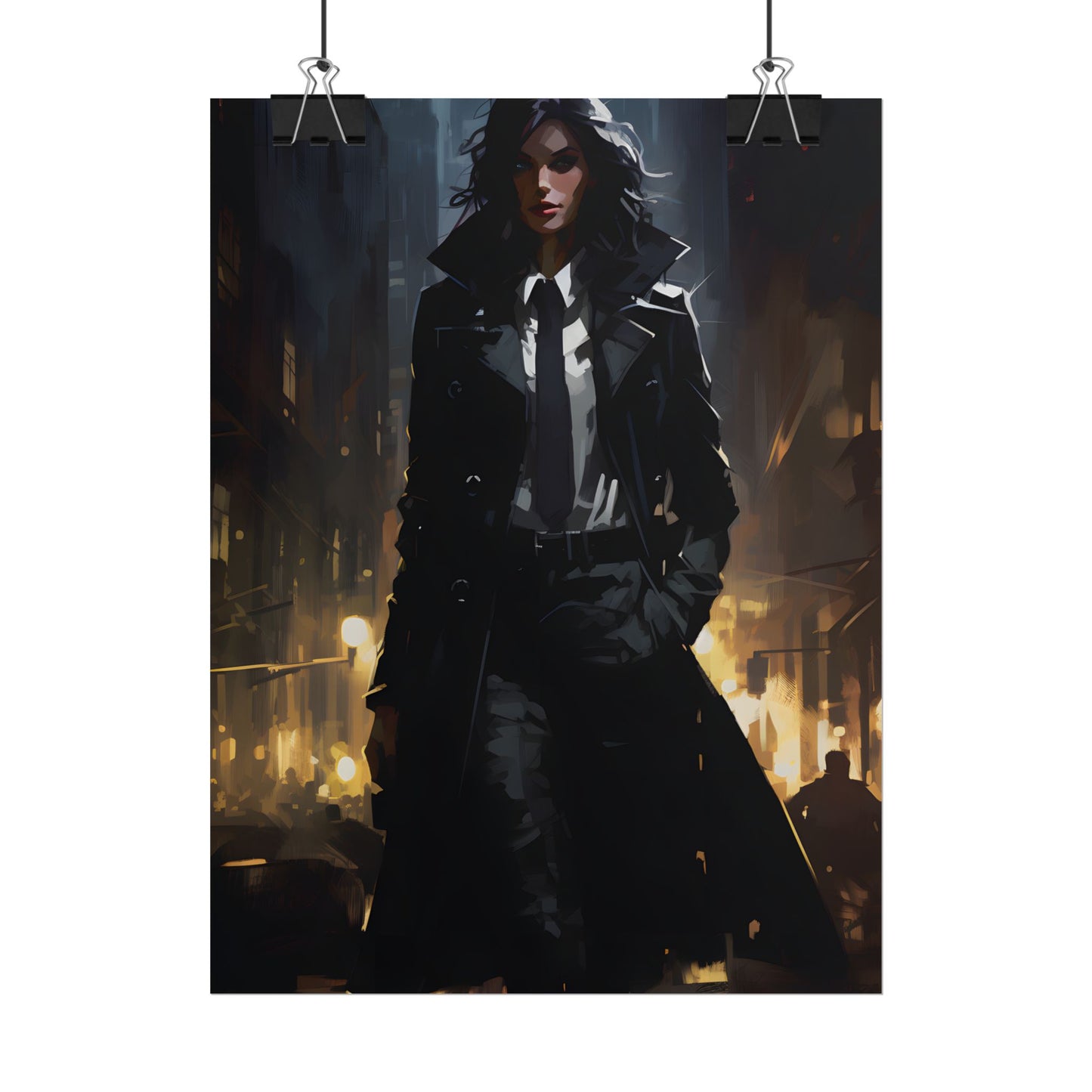 Urban Fantasy Detective: Mystery in City Streets - Poster
