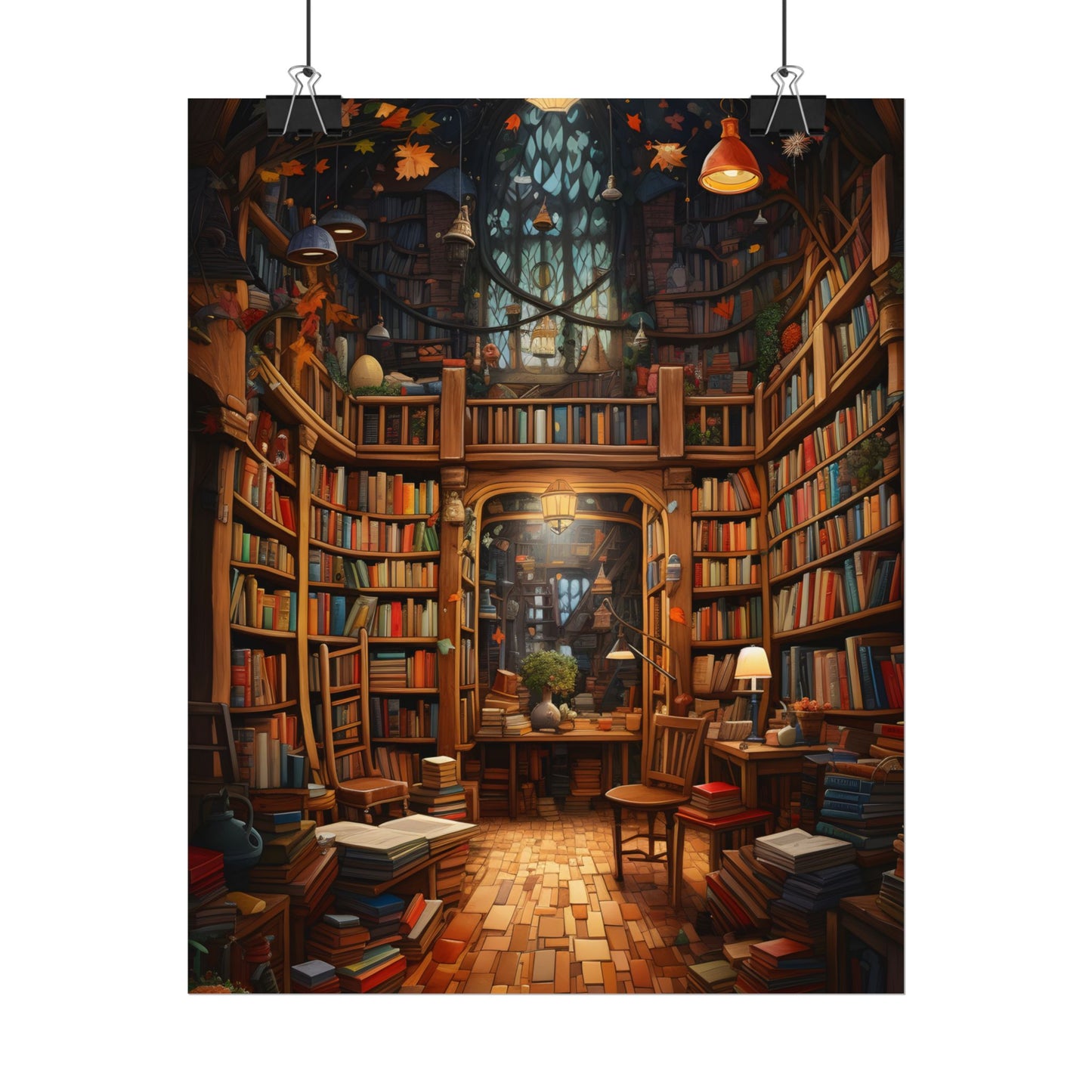 Charming Magical Bookshop: Cozy Book Lover's Paradise - Poster