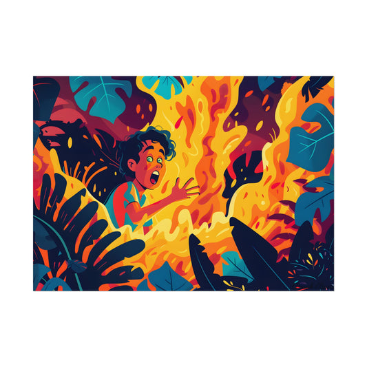 Cartoon Moment of Inspiration: Creative Cartoon Illustration - Poster
