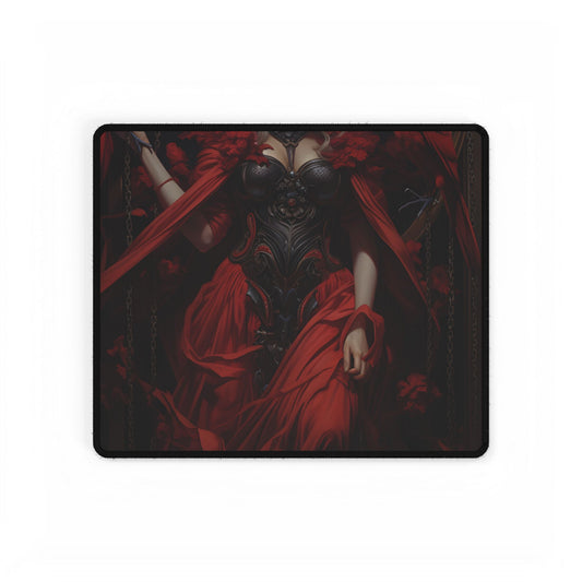 Songbird in Nature: Colorful Bird Perched on Nest - Desk Mat