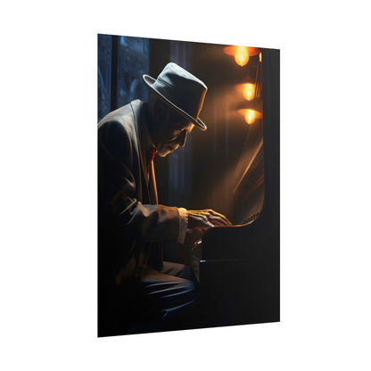 Intricate Piano Moment: Reflections of a Musician - Poster