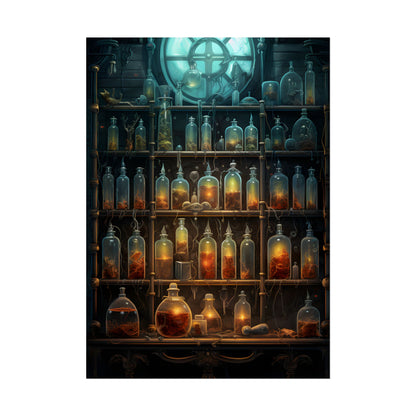 Lab Secrets: A Mysterious Science Experiment Unveiled - Poster