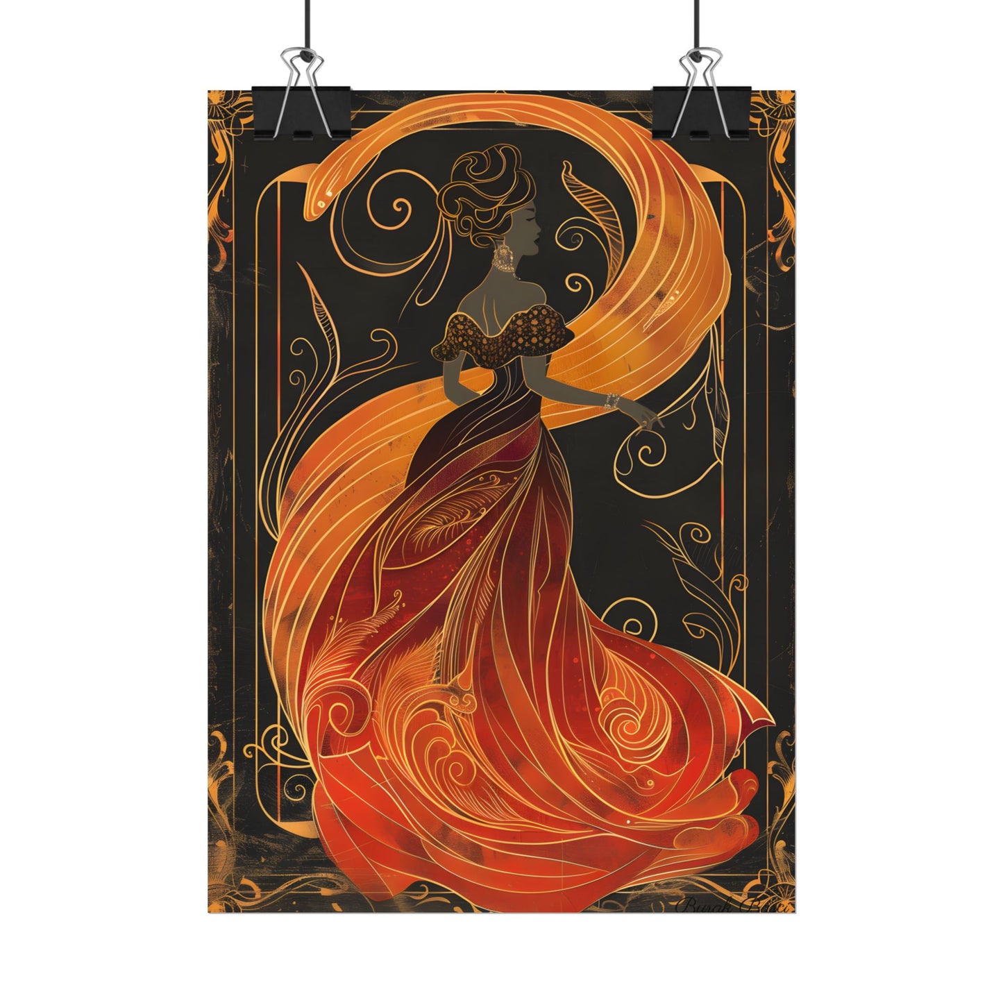Vintage Art Nouveau Elegant Poster: Batch 1 2024 - Poster