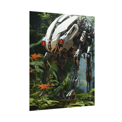 Robotic Wildlife Sanctuary: Harmony in Nature - Poster