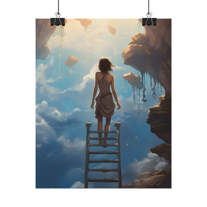 Casual Moment: Person Outdoor Portrait - Poster