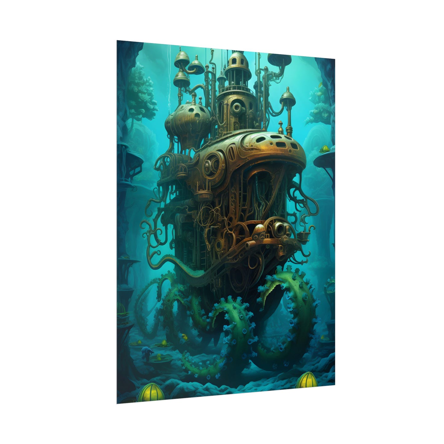Steampunk Underwater Adventure: Dive into Discovery - Poster