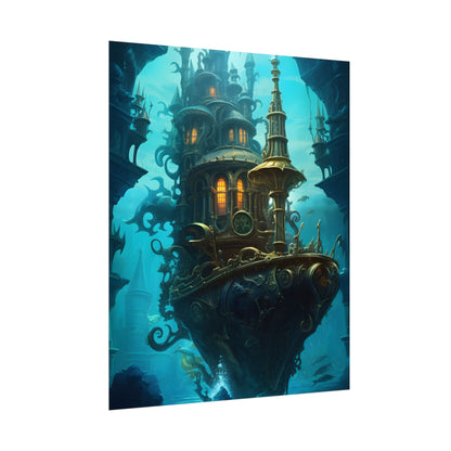 Steampunk Dive: Explore Captain Nemos Nautilu - Poster