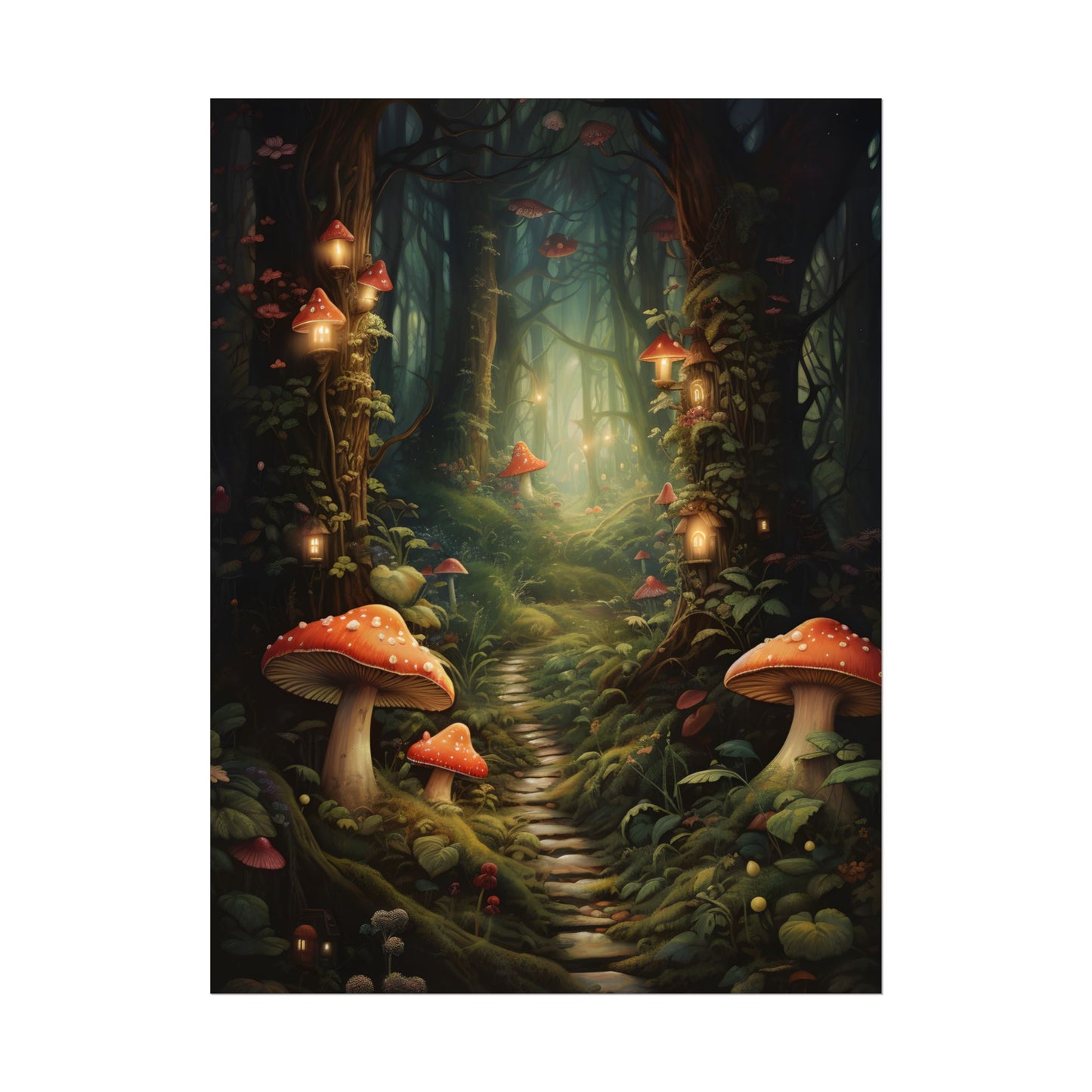 Enchanted Forest: A Whimsical Fairy Tale World of Six Brothers - Poster