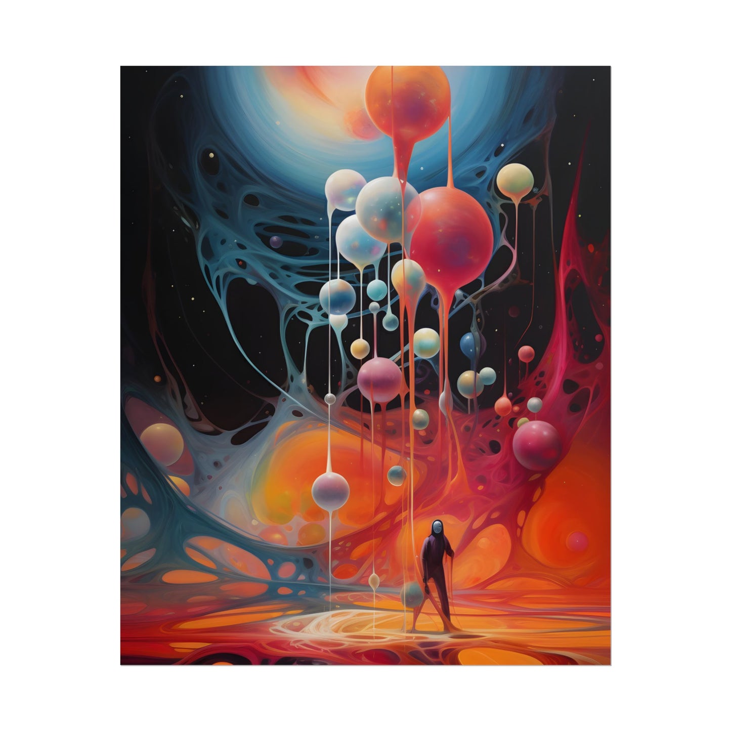Cosmic Art Gallery: Enchanting Celestial Realm - Poster