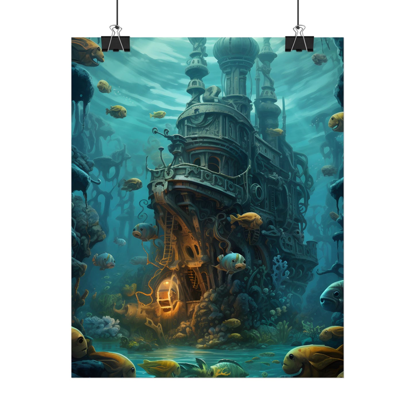 Steampunk Underwater Adventure: Captain Nemos Quest - Poster