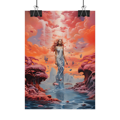 Immersive Dreamscape: A Surreal Journey through Psychedelic Art - Poster