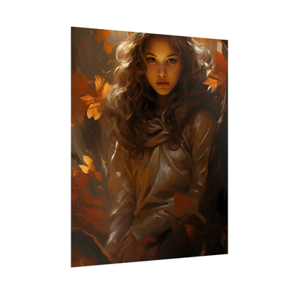 Vibrant Forest Sunshine: Nature Art Photography - Poster