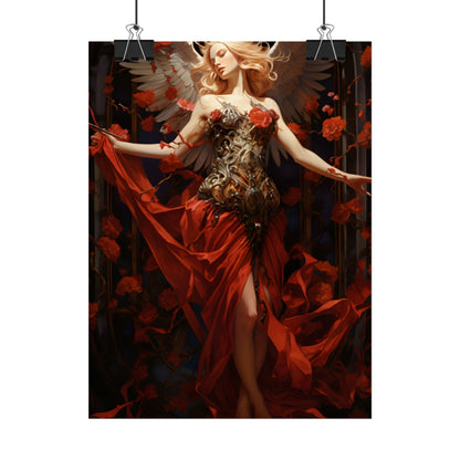 Enigmatic Guardian: A Figure of Mysterious Presence - Poster