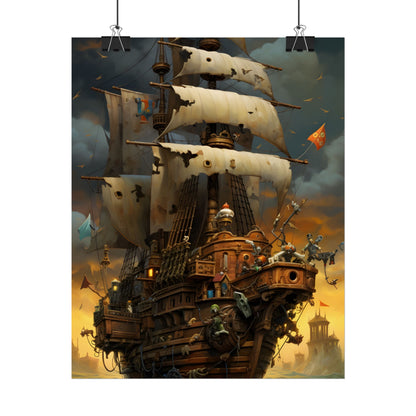 Swashbuckling Time Travelers: Maritime Adventure - Poster