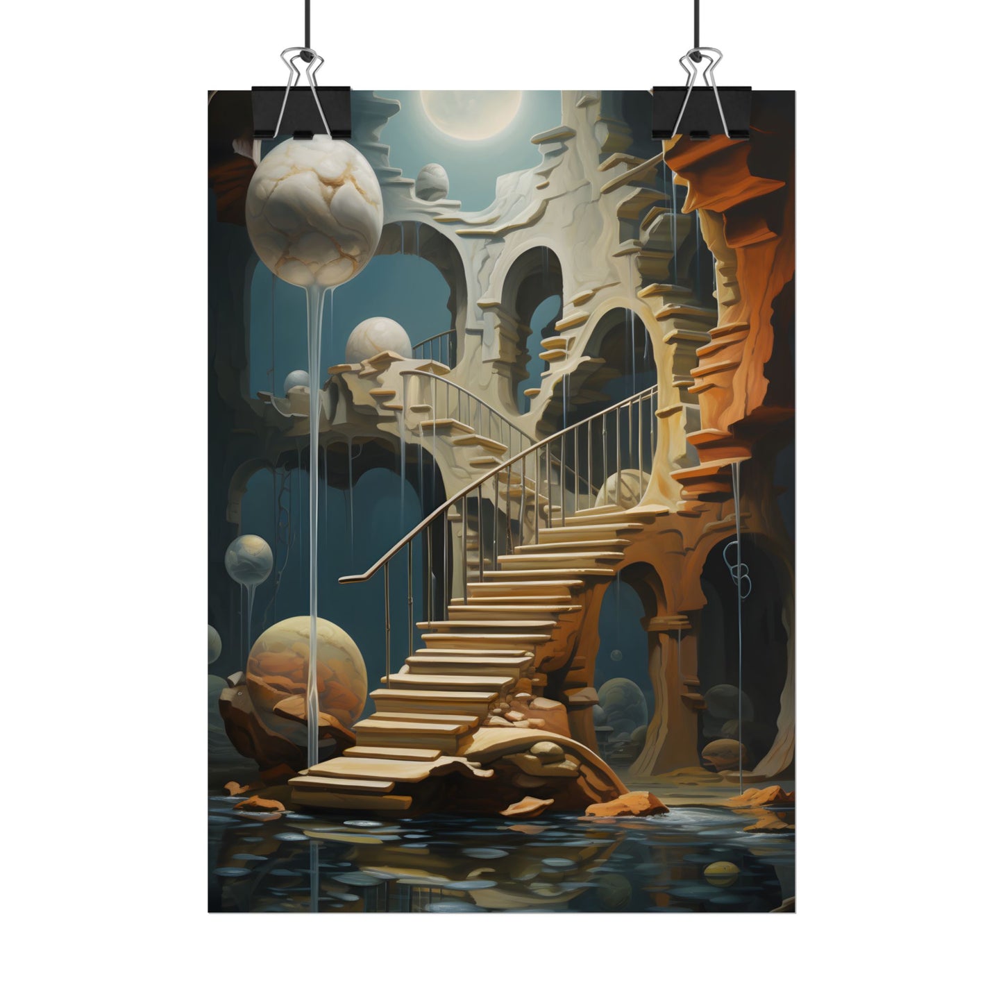 Person in Urban Oasis: Outdoors Artwork - Poster