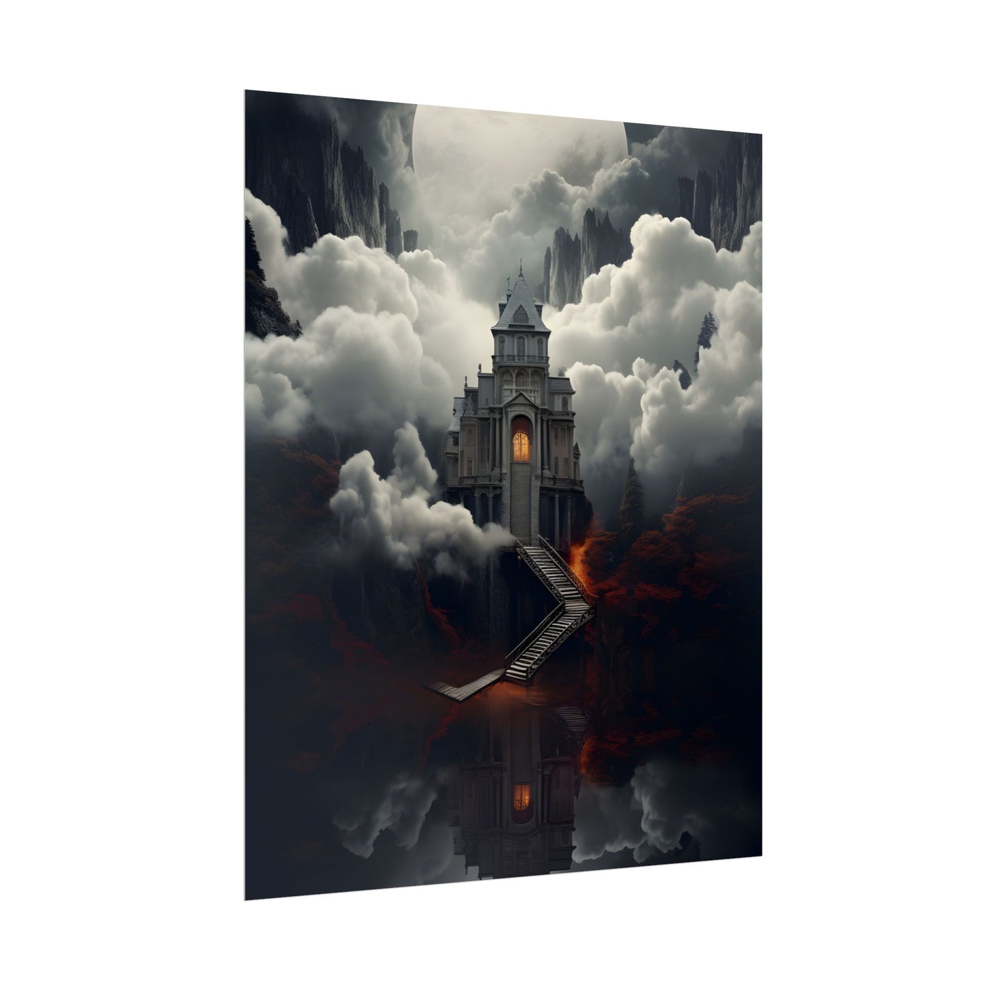 Handheld Message: Personal Artwork in a Small Oval Frame - Poster
