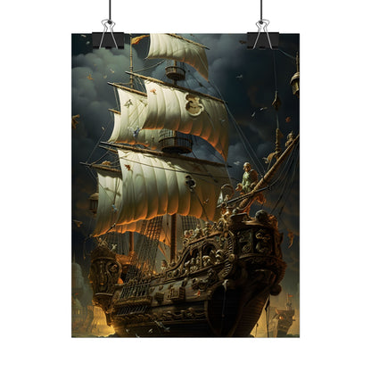 Swashbuckling Time-Traveling Pirate Crew: Artwork - Poster