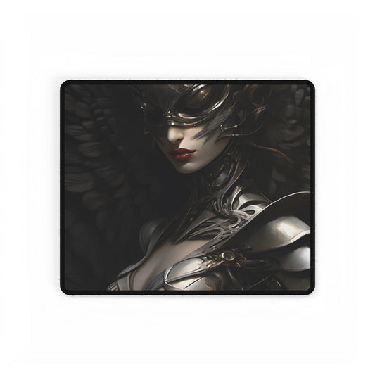 Mysterious Guardian: Imposing Artwork - Desk Mat