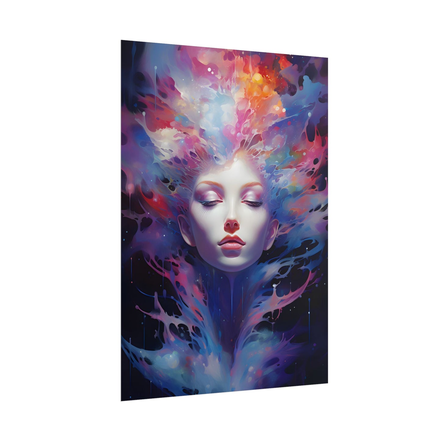 Otherworldly Celestial Dreams: Impressionistic Art Gallery - Poster