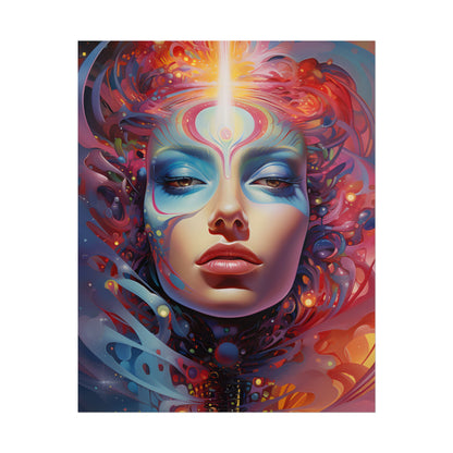 Vibrant Celestial Art Gallery: Wide Angle Shot - Poster